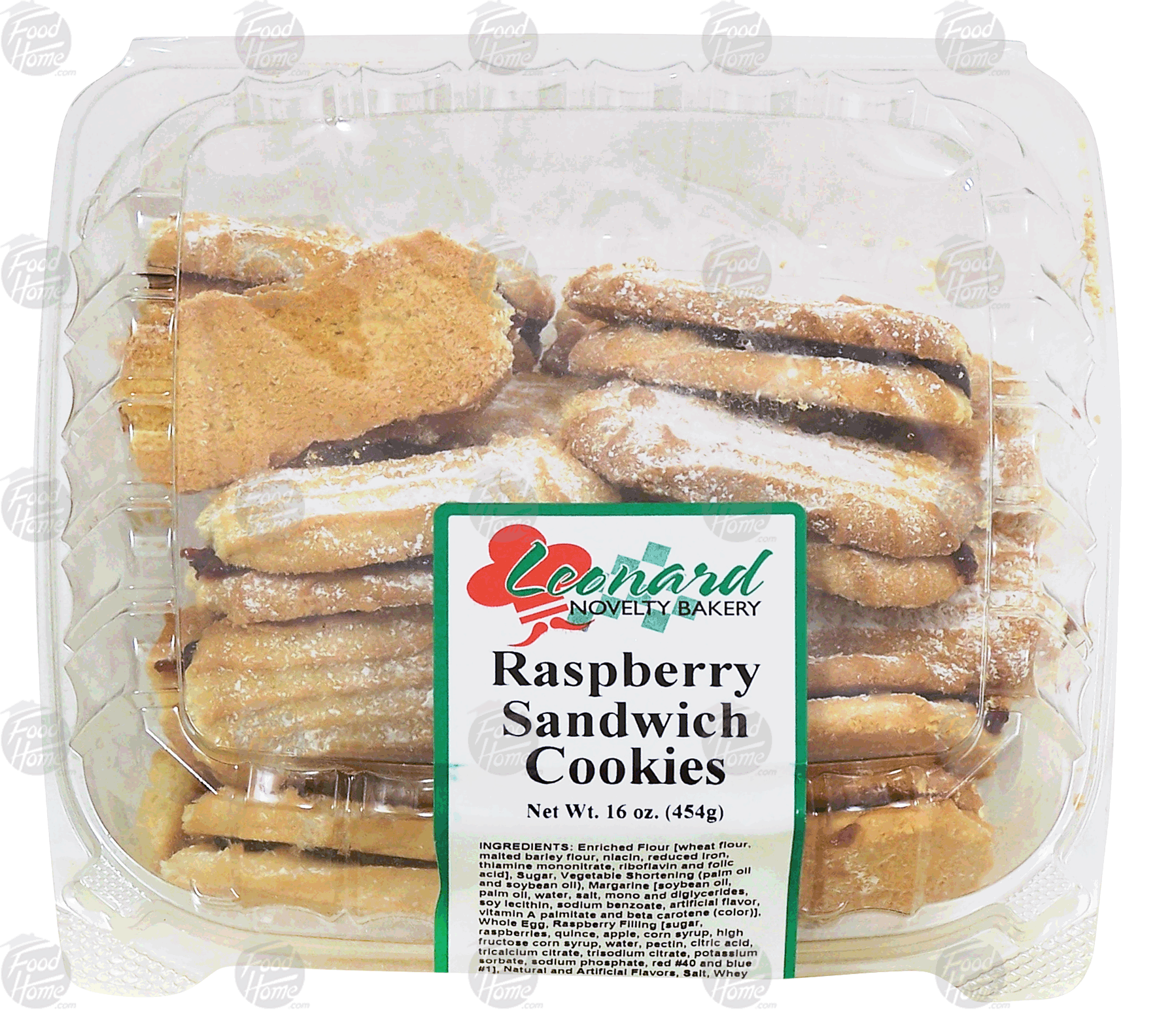 Leonard Novelty Bakery  raspberry sandwich cookies Full-Size Picture